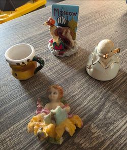 Assorted Vintage Ceramic and Resin Figurine Lot