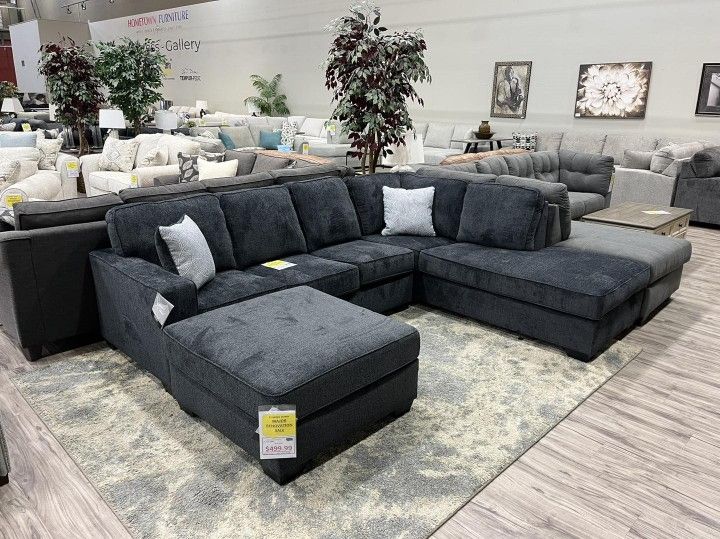 Altari Slate 2 Piece Sectional with Chaise,All Products : American Fashion Style Bags On Sale