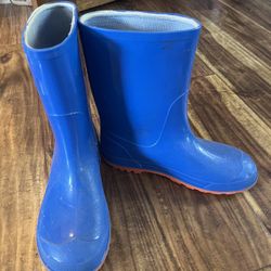 Two Pairs Kids Rain Boots 