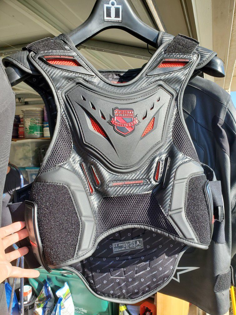Motorcycle Field Armor Vest Icon Striker Series