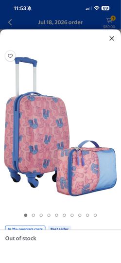 WRANGLER] 2-PIECE ROLLING LUGGAGE SET