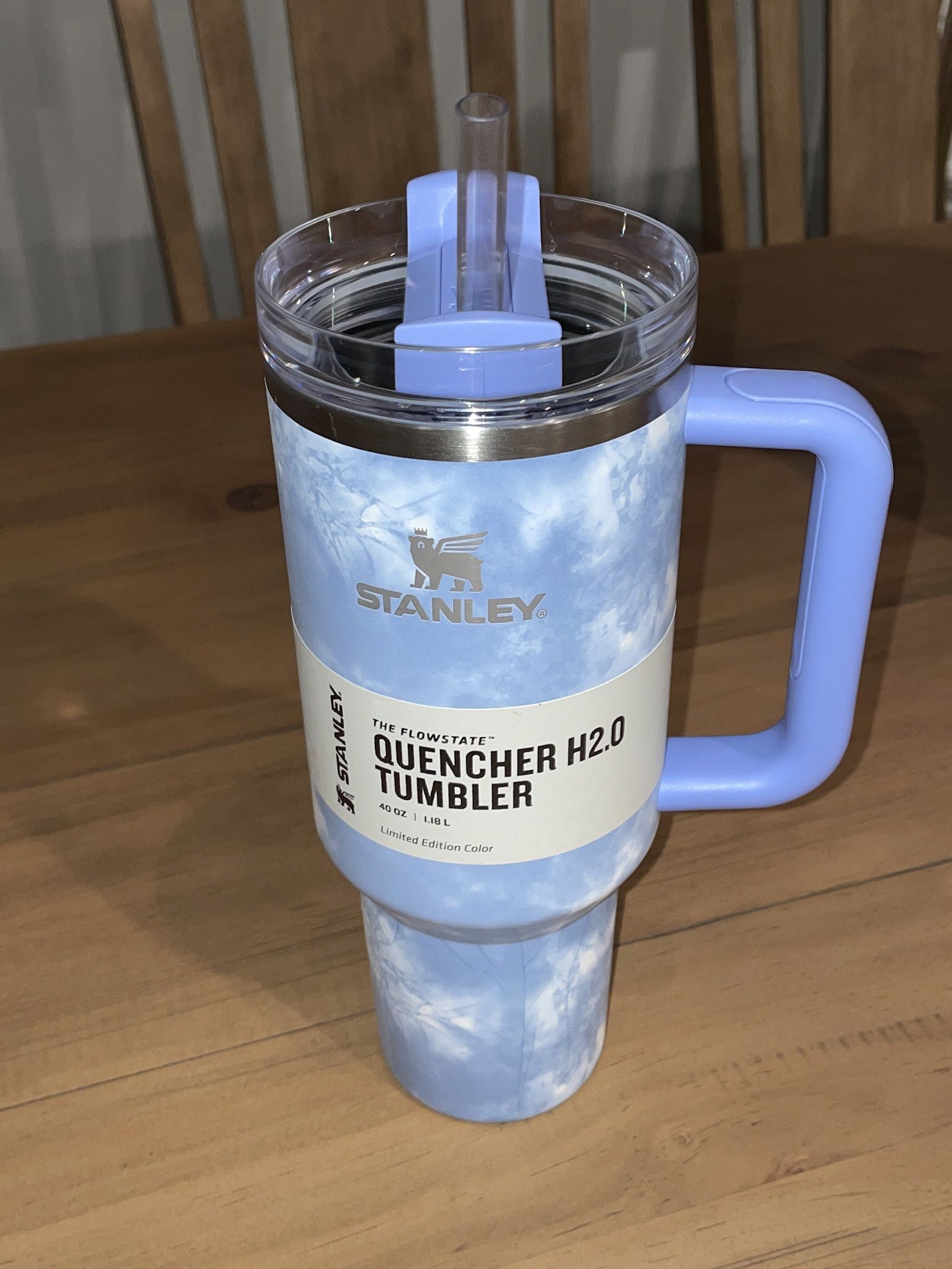 Stanley Dining | Stanley | Ocean Tie Dye 40 oz Quencher Tumbler | Color: Blue/White | Size: Os | Kecaruso23's Closet