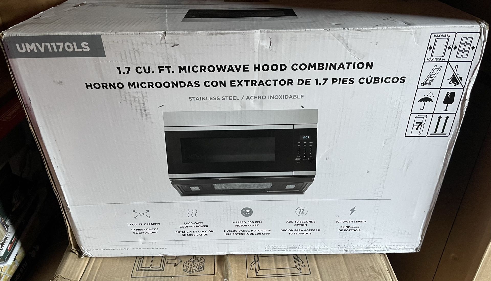 Over The Range Microwave Oven