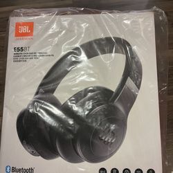 NEW JBL E55BT Wireless Bluetooth Over-Ear Headphones - Black - Harman Audio Quality Description: