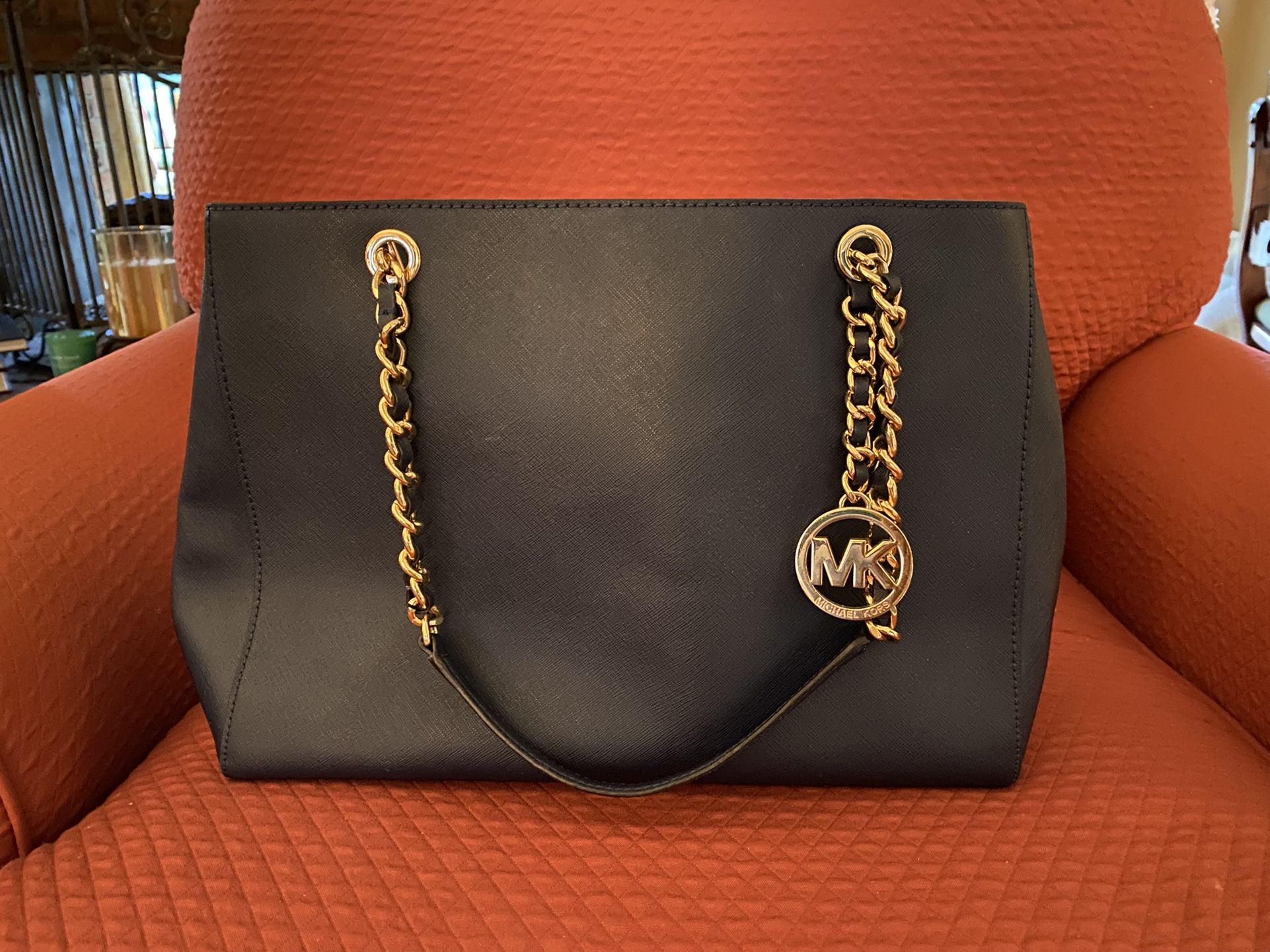 Michael Kors Designer Navy Blue Purse