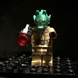 Lego Custom Star Wars Greedo Minifigure