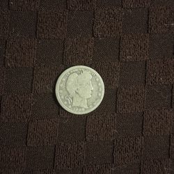1908-D Barber Quarter 