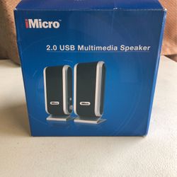 iMicro 2.0 USB Multimedia Speaker Set New