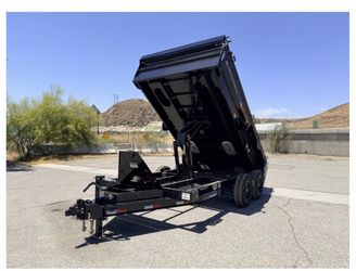 7x14 Iron Bull DTB Dump Trailer | 24" Sides | 14,999 LB GVWR