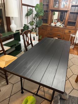 Dining table and chairs
