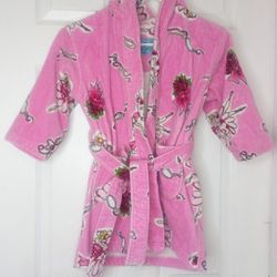 Bullfrogs and butterflys Ballerina bathrobe for little girls