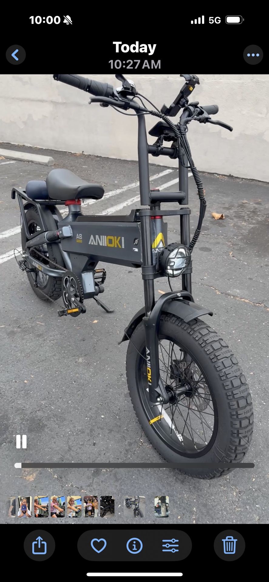 Long Range Electric Bike Aniioki Pro Max A8