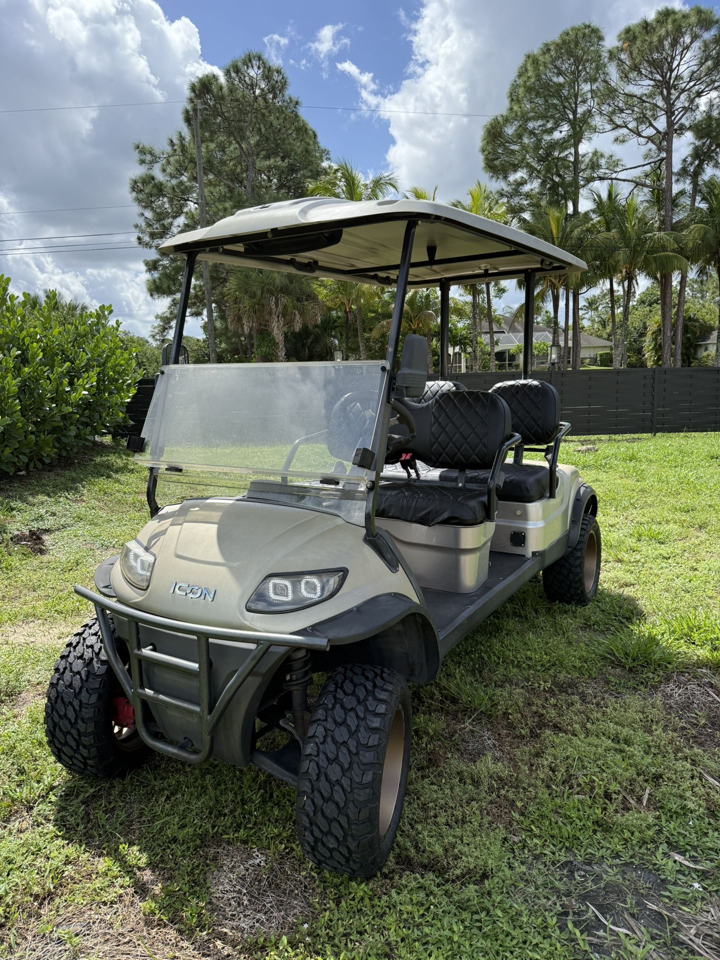 4 Facing Forward Icon Golf Cart
