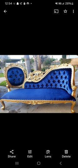 Blue Settee
