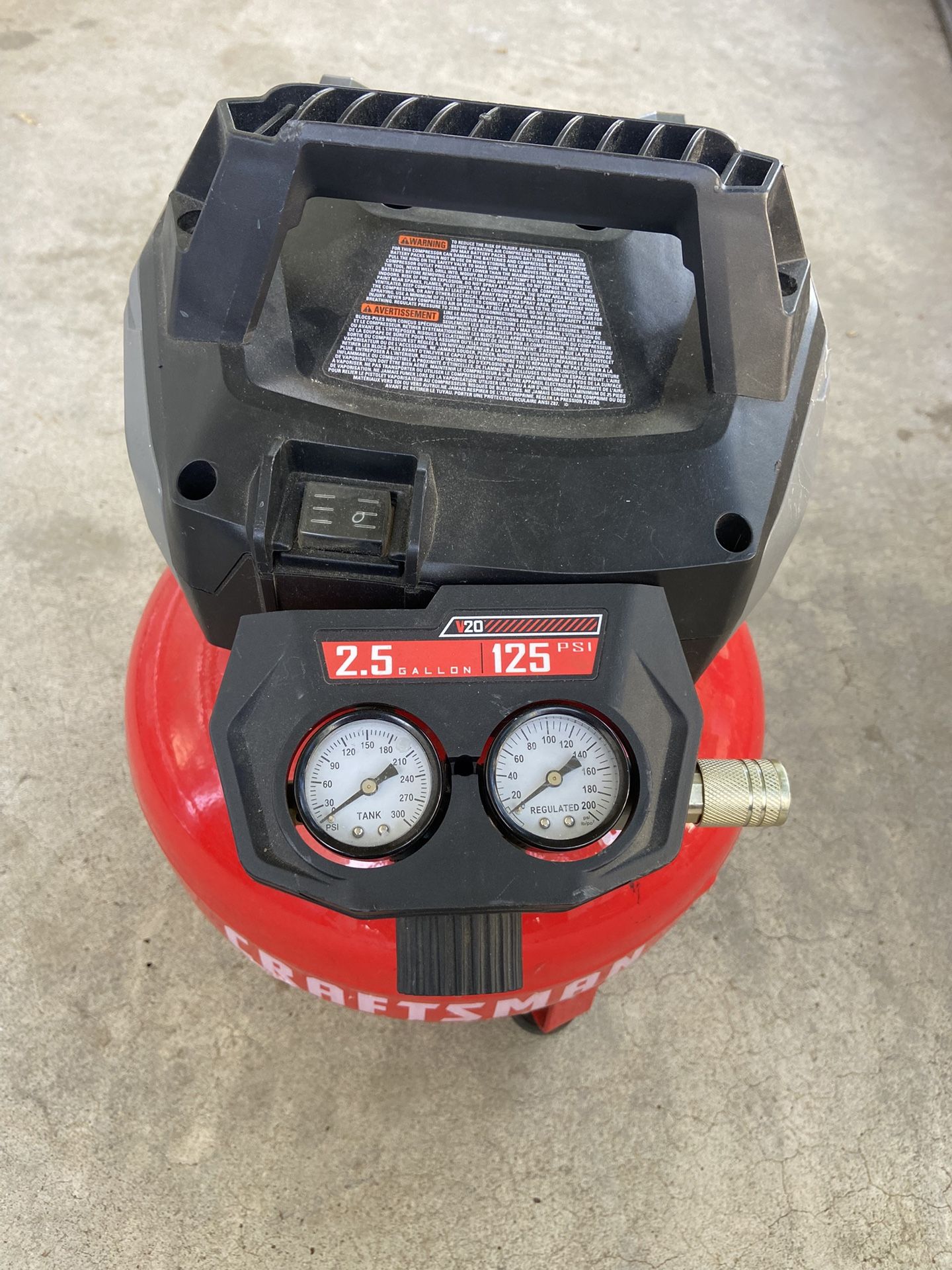Craftsman 20v Cordless Air Compressor