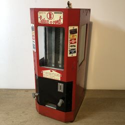 Vintage 1¢ Select-O-Vend Candy Machine Coin Operated Vending Machine Original Working