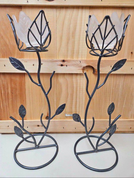 Flower Candle holders