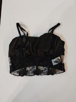 black party top for women, shein , size S
