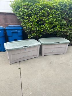 3 Large Heavy Duty Storage Containers 47x 24x 24
