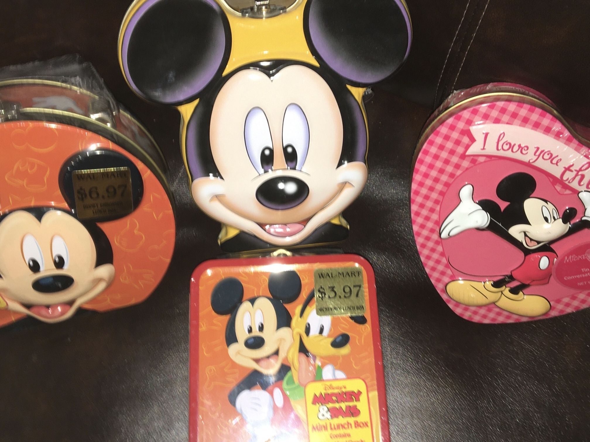 Disney Mickey Mouse Metal Tins