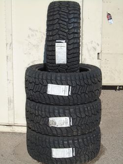 33x12.50R22 LT New Radar Renegade R/T 10 Ply Tires