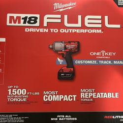 New M18 Milwaukee 3/4” Impact One Key 