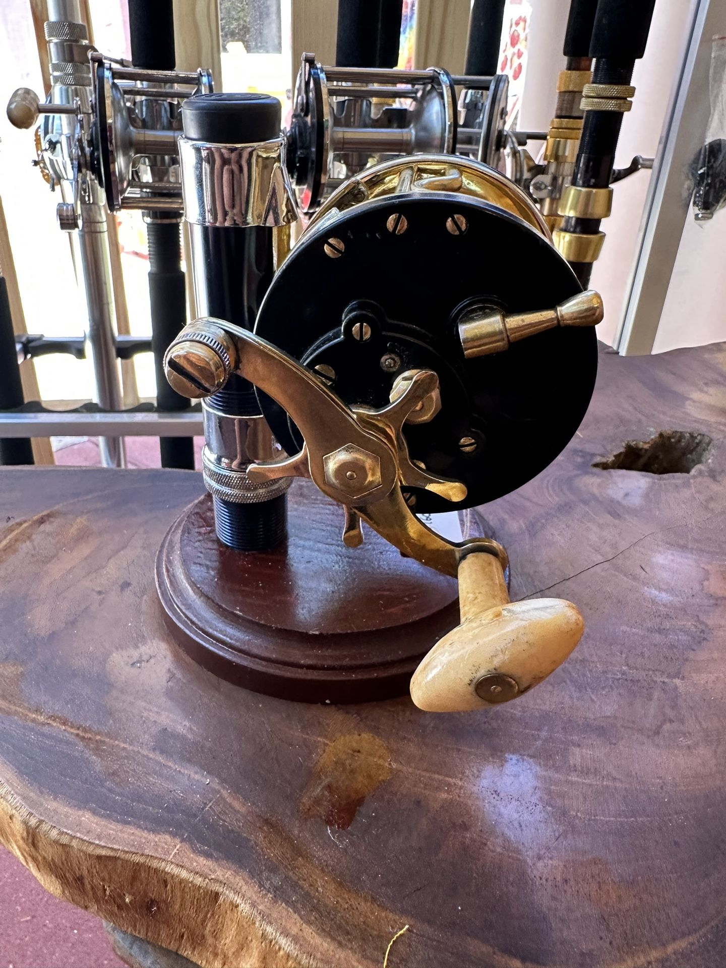 Ocean City No. 112 Vintage Reel with Display Stand