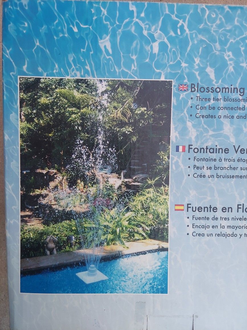 Pool Water Fountain 
