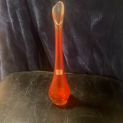 Midcentury Viking Glass Bud Vase