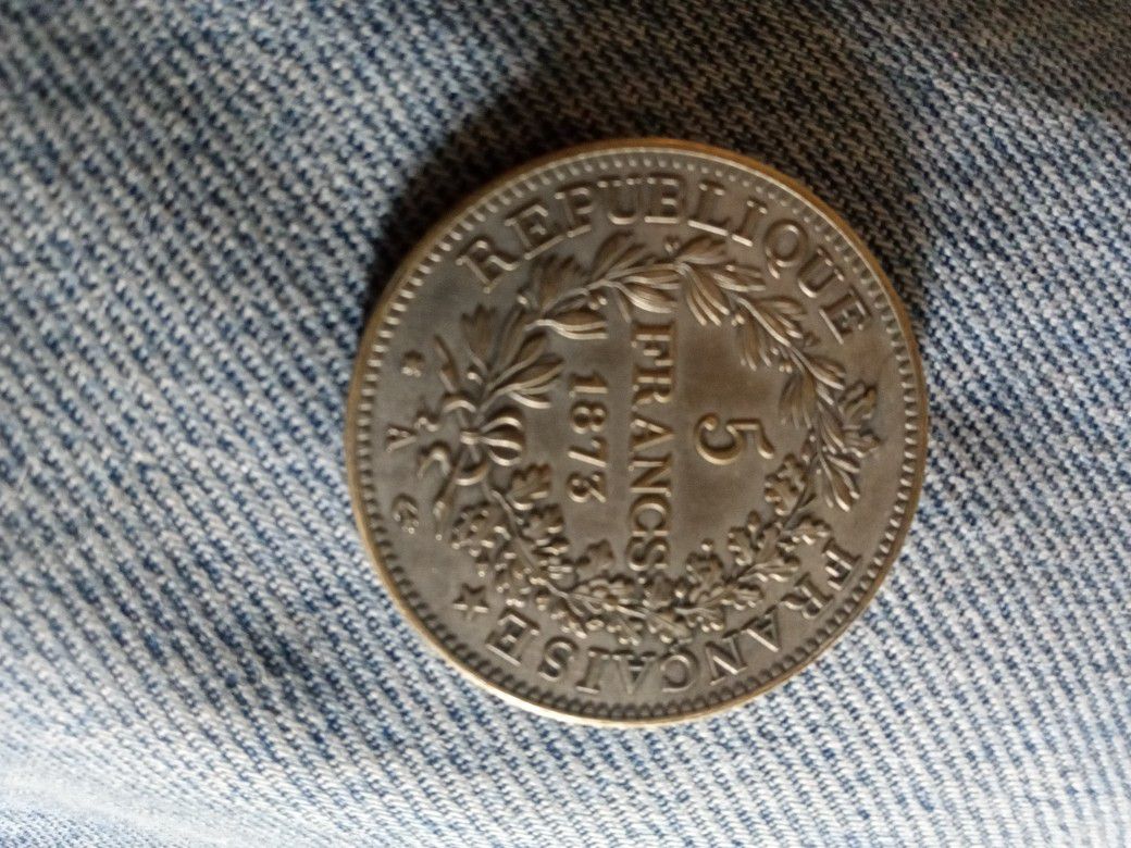 1873 Republique Francaise Coin