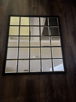 Metal Mirror 34” X 28”