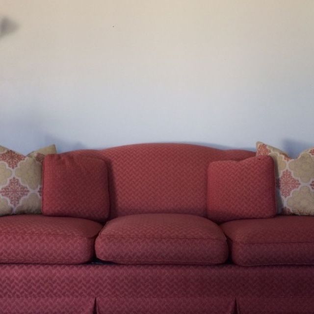 Red/ Pink Sofa Couch