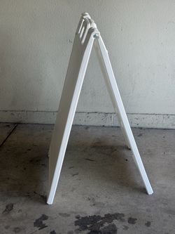 White A-Frame Sign Stand | Large Sign