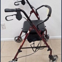 Ultralight Rollator with 6" Wheels