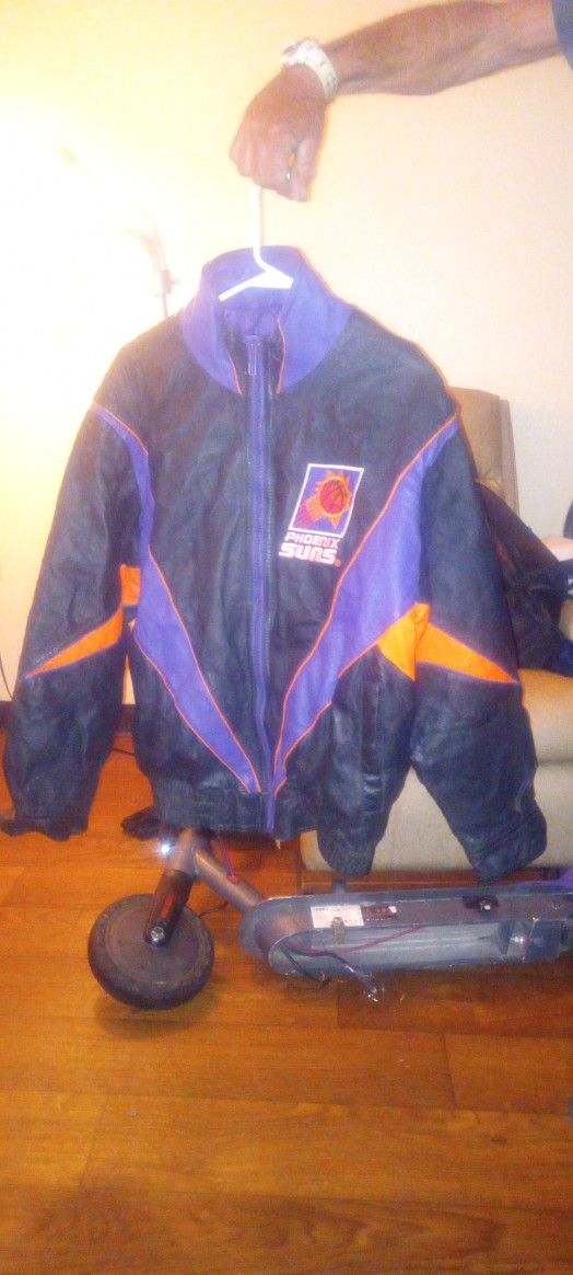 Vintage Pro Player Phoenix Suns Leather Jacket