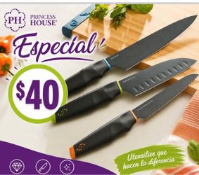 Especial $40.00 set de 4 Cuchillos Princess House Ventas Finales