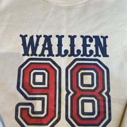 Morgan Wallen Braves Inspired Sweat Shirt Sz XL