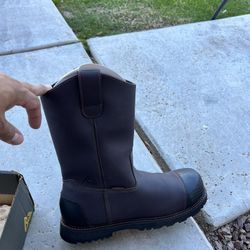 Slip Resistant Safety Toe Work Boots