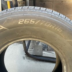 New 265-70-16