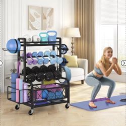 Yaheetech Portable Dumbbell Rack