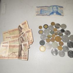 Mexico Coins And Bills