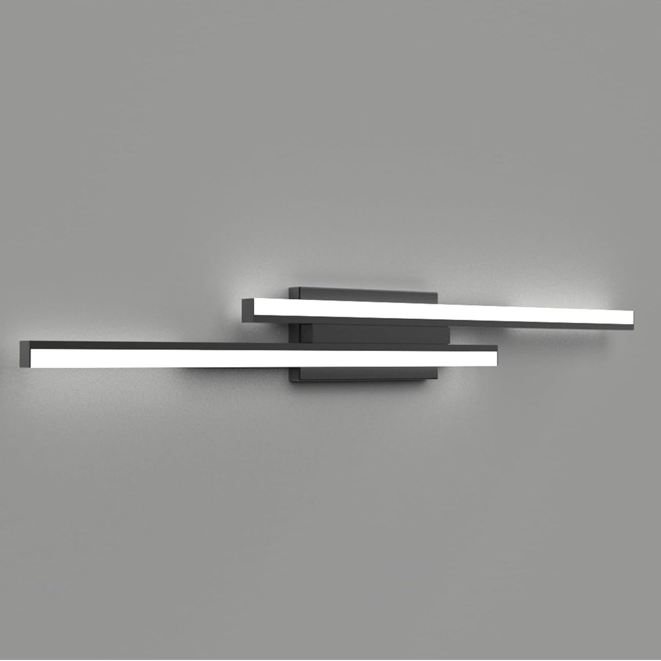 ETL Listed 20 in-32 in Retractable LED Bathroom Vanity Light,Over Mirror Lighting Fixture 34W/5700K/2780LM/Dimmable 10-100% 1 Pack