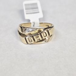 10kt Gold "Dad" Ring 