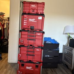 Milwawkee Packout Tool Box Set & Roller