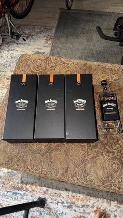 One bottle three boxes