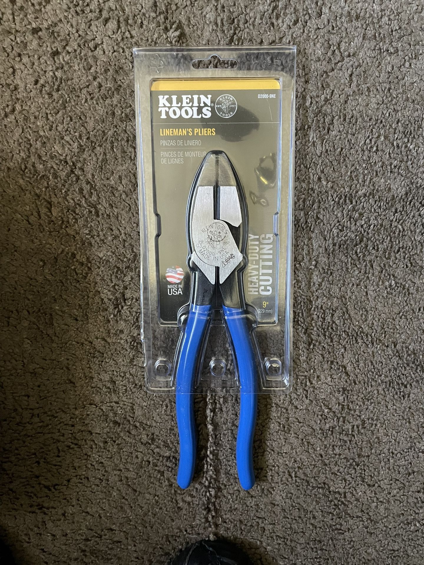 Klein Tools linemans pliers