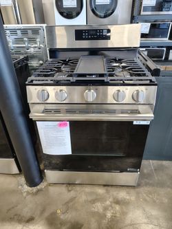 LG 30in. 6.3cu.ft. Smart Probake Convection 5-Burners Gas Single Oven Range Air Fry and Easy Clean