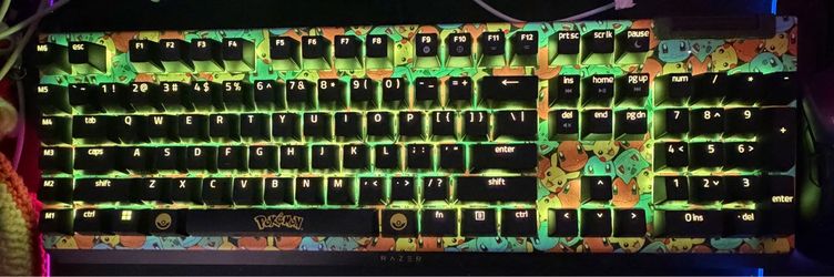 Pokemon Razer Gaming Keyboard