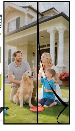 Brand new screen door