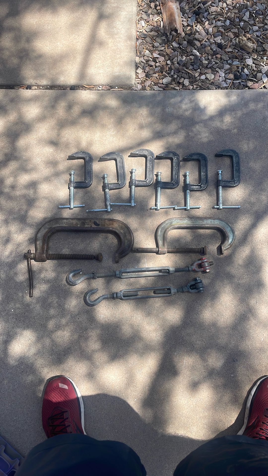 C Clamps 3-6-8”